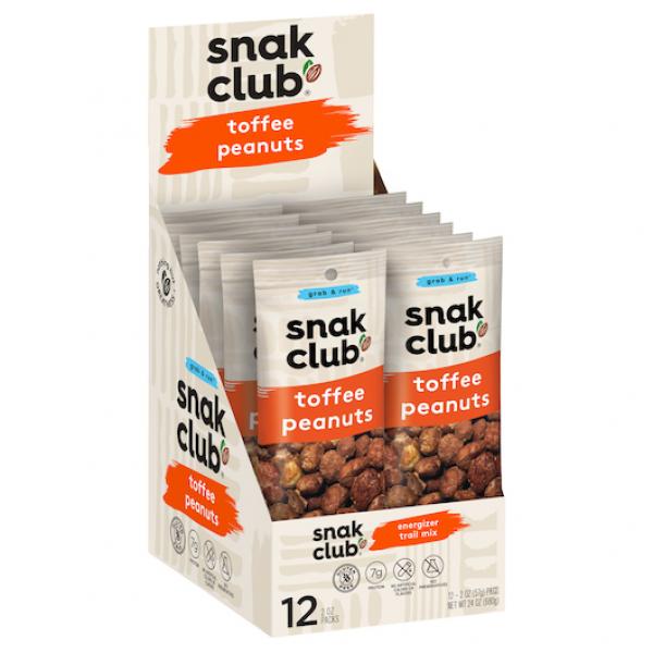 Snak Club Toffee Peanuts Pound 0.125 Pound Each - 144 Per Case.