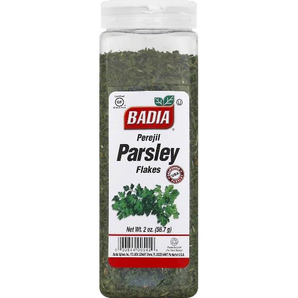 Badia Parsley Flakes 2 Ounce Size - 6 Per Case.