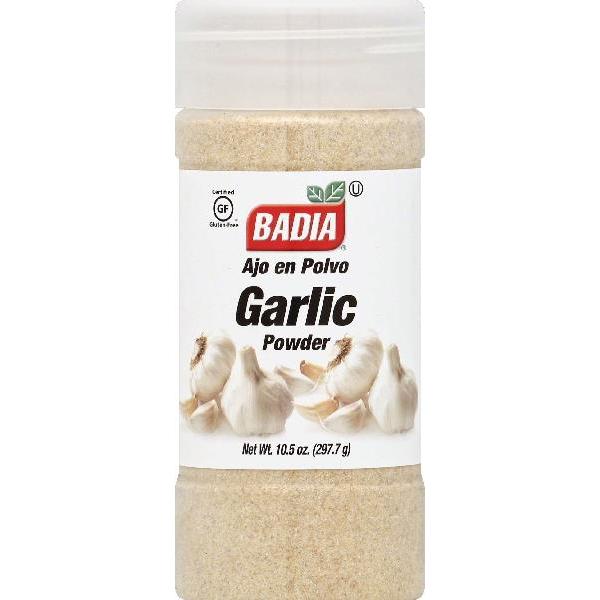 Badia Garlic Powder 10.5 Ounce Size - 12 Per Case.