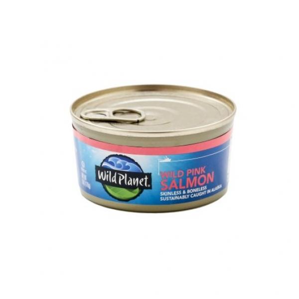 Wild Planet Foods Pink Salmon 6 Ounce Size - 12 Per Case.