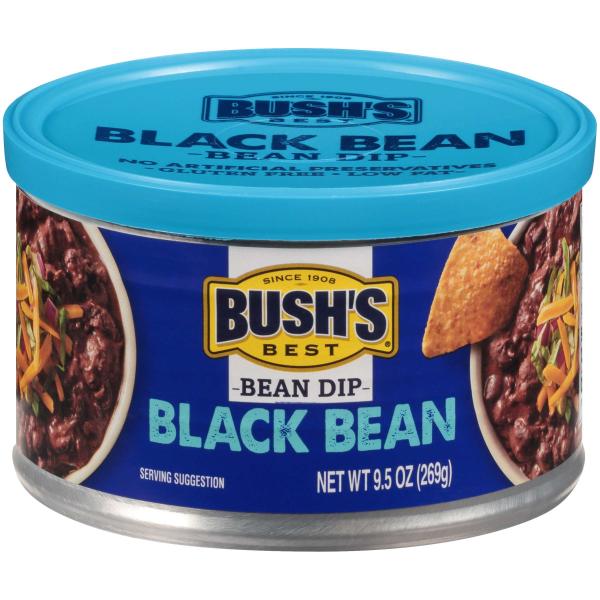 Bean Dip Black Bean 9.5 Ounce Size - 12 Per Case.