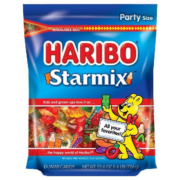 Haribo Confectionery Gummi Candy Starmix SubDrc 25.6 Ounce Size - 4 Per Case.
