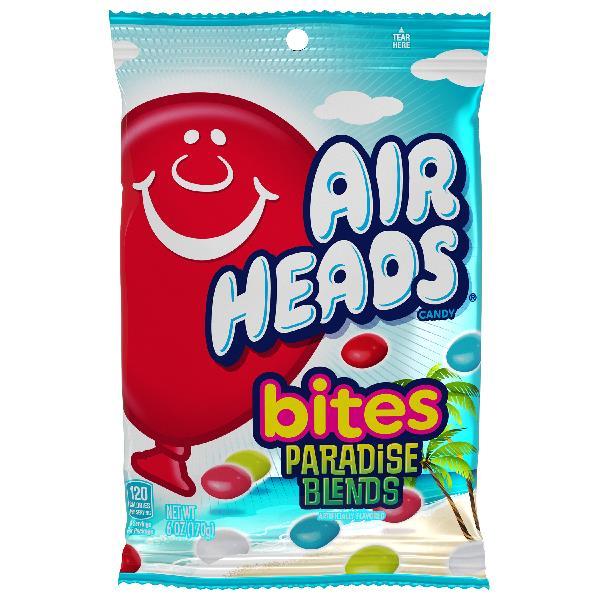 Airheads Bites Paradise Blend Flavor 6 Ounce Size - 12 Per Case.