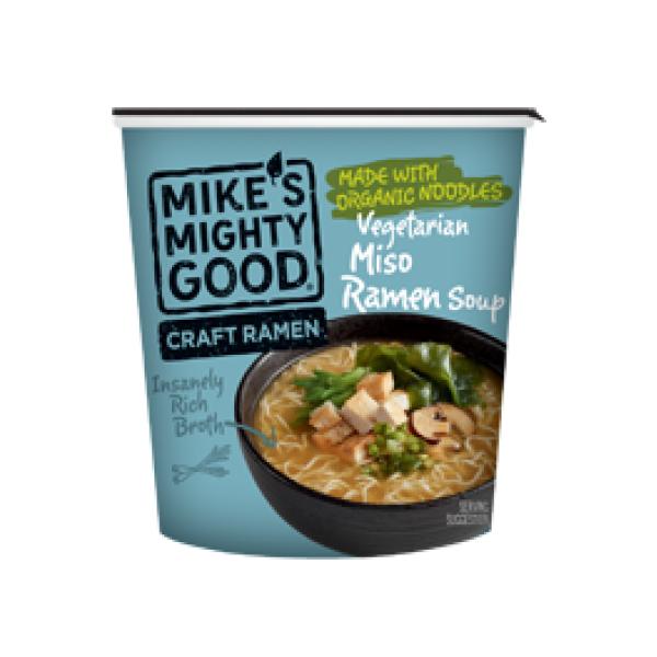 Mike's Mighty Good Miso Ramen With Organic Noodles 1.5 Ounce Size - 6 Per Case.