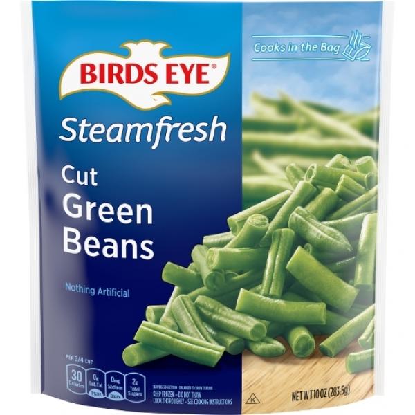 Birds Eye Steamfresh Cut Green Bean 10 Ounce Size - 7 Per Case.