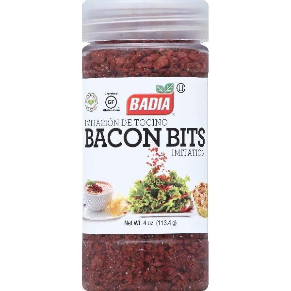 Badia Bacon Bit Imitation 4 Ounce Size - 6 Per Case.