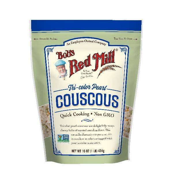 Bob's Red Mill Tri-Color Pearl Couscous Onecase Of Four Pouches 16 Ounce Size - 4 Per Case.