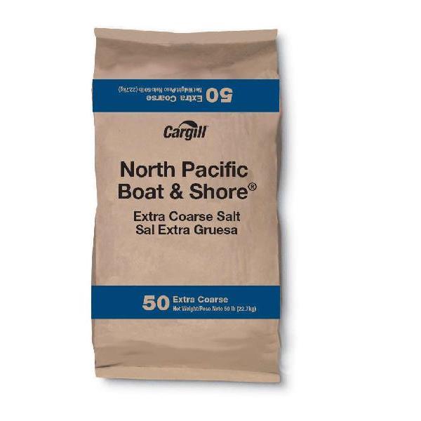 Cargill North Pacific Boat And Shore Salt Extra Coarse 50 Pound Each - 1 Per Case.