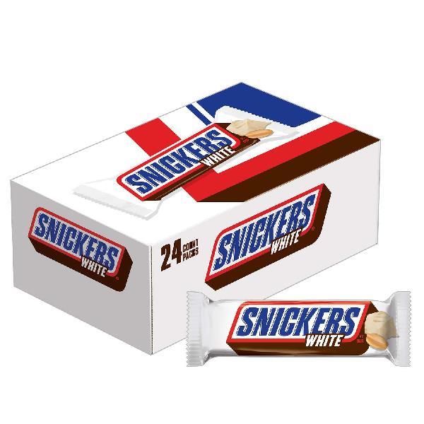 Snickers White Single Per Innerpack Per 1.41 Ounce Size - 288 Per Case.