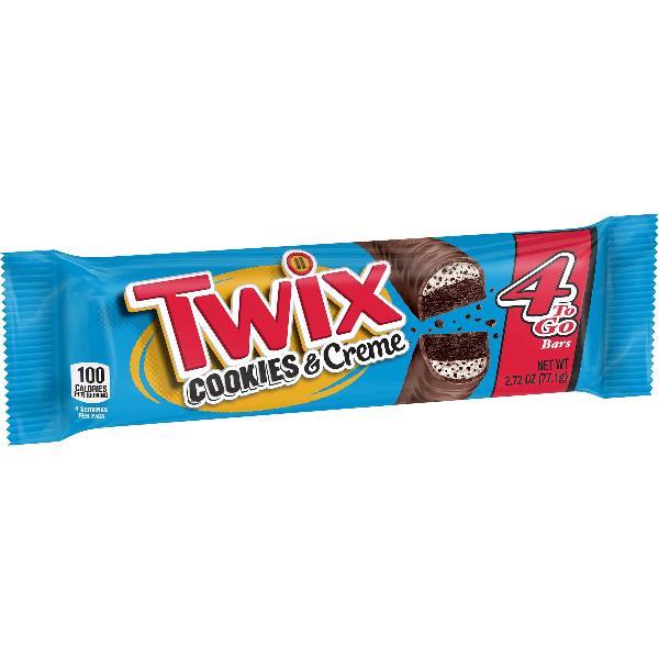 Twix Cookies And Creme Share Size 2.72 Ounce Size - 120 Per Case.