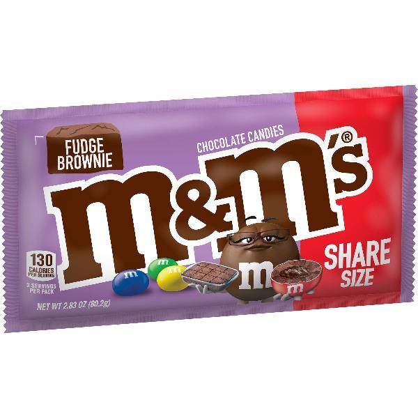 M&m's Fudge Brownie Share Size 2.83 Ounce Size - 144 Per Case.