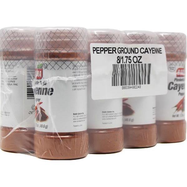 Badia Pepper Ground Cayenne 1.75 Ounce Size - 8 Per Case.