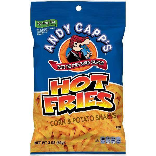 Andy Capp Hot 3 Ounce Size - 12 Per Case.