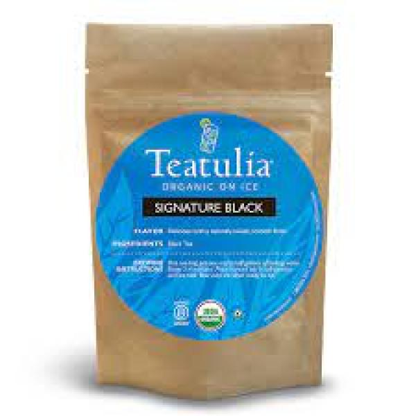 Teatulia Organic Teas Signature Black Iced Tea 24 Count Packs - 1 Per Case.