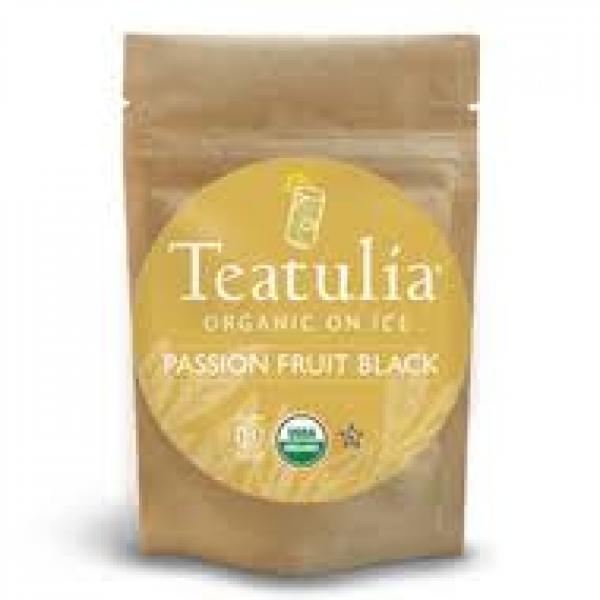 Teatulia Organic Teas Passion Fruit Black Iced Tea 24 Count Packs - 1 Per Case.