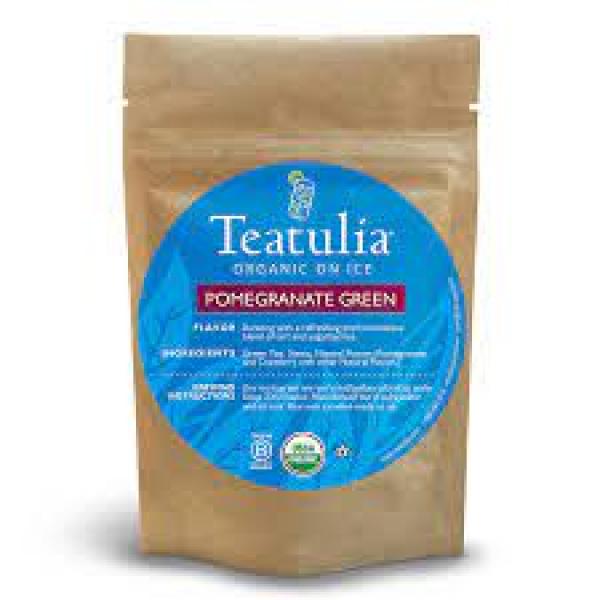 Teatulia Organic Teas Pomegranate Green Icedtea 24 Count Packs - 1 Per Case.