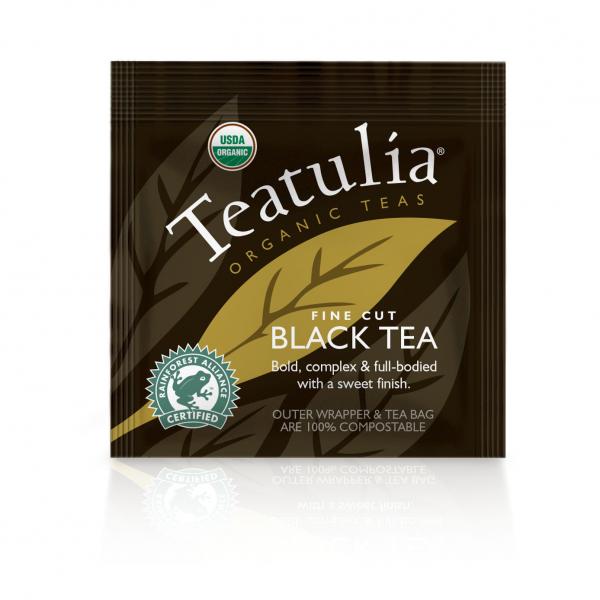 Teatulia Organic Teas Black Wrapped Standardtea 24 Count Packs - 1 Per Case.