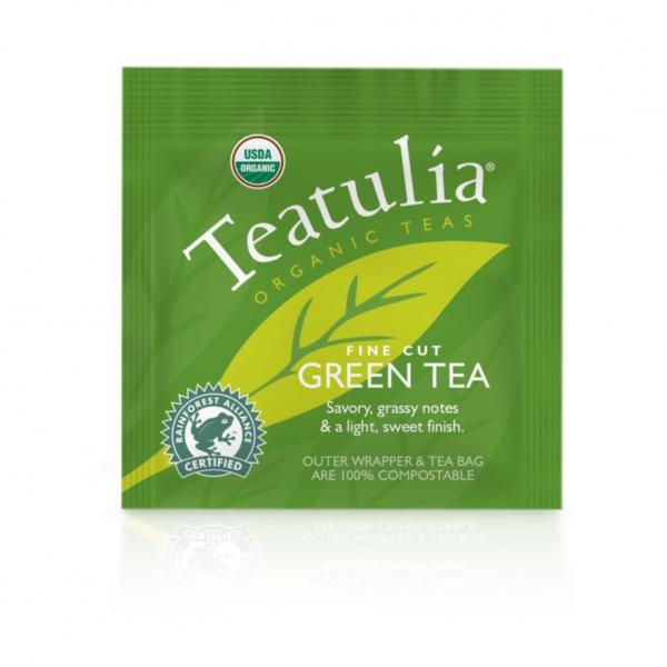 Teatulia Organic Teas Green Wrapped Standardtea 50 Count Packs - 1 Per Case.