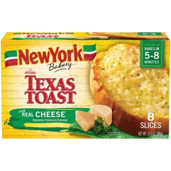 New York Bakery Texas Toast With Cheese 13.5 Ounce Size - 12 Per Case.