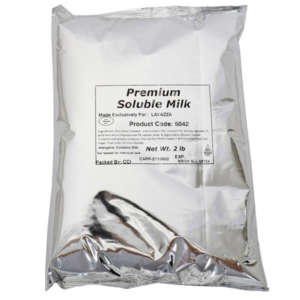 Lavazza Premium Solubile Milk 6 Count Packs - 1 Per Case.