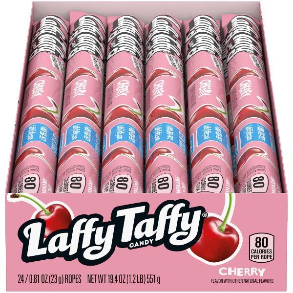 Laffy Taffy Cherry Rope Package 0.81 Ounce Size - 288 Per Case.