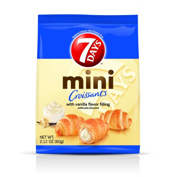 Vanilla Mini Croissant 2.12 Ounce Size - 30 Per Case.