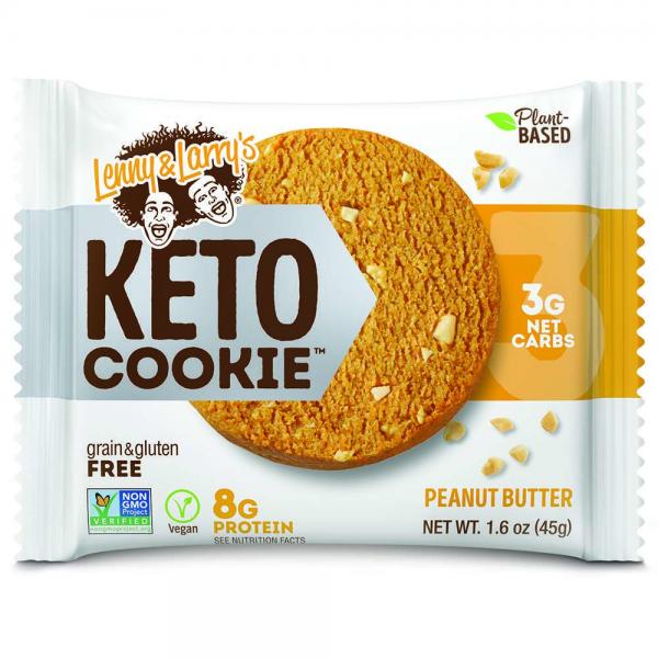 Lenny & Larry's Keto Cookie Peanut Butter Keto Cookie 1.6 Ounce Size - 72 Per Case.