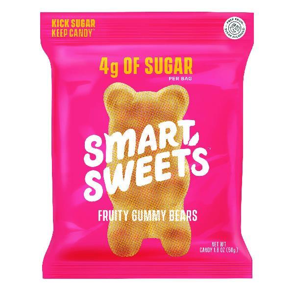 Smartsweets Gummy Fruity Bears 1.8 Ounce Size - 72 Per Case.