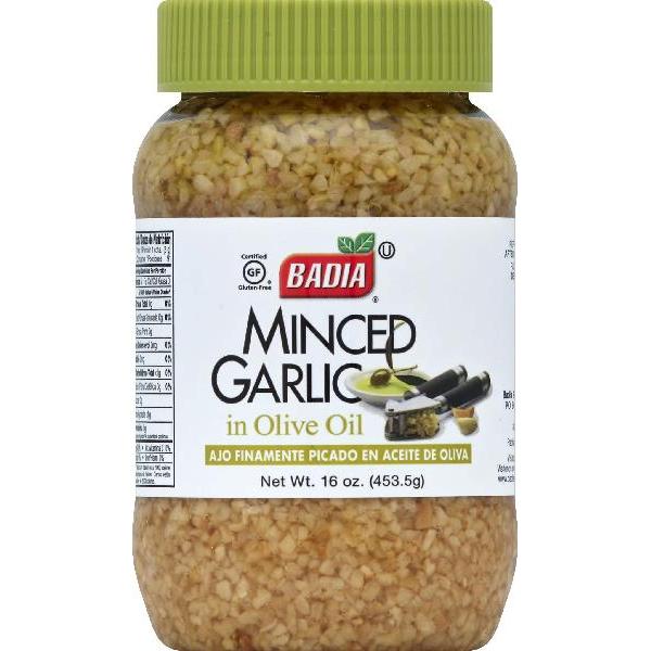 Badia Garlic Minced In Oil 16 Ounce Size - 12 Per Case.