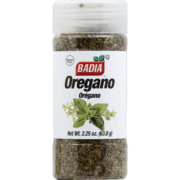 Badia Oregano Whole 2.25 Ounce Size - 12 Per Case.