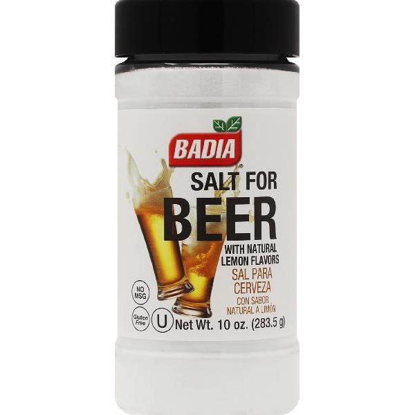 Badia Beer Salt 10 Ounce Size - 6 Per Case.