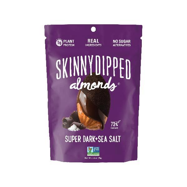 Skinny Dipped Almonds Dark Chocolate Sea Salt Almonds 3.5 Ounce Size - 10 Per Case.