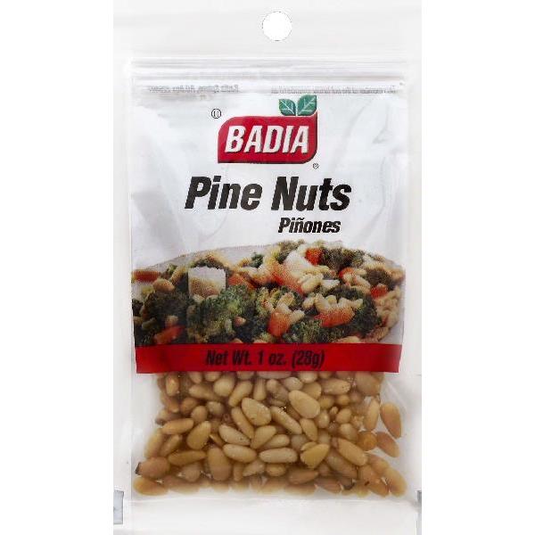 Badia Pine Nuts 1 Ounce Size - 576 Per Case.