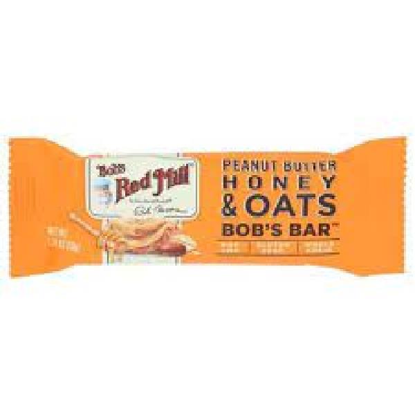 Bob's Red Mill Peanut Butter Honey And Oats Bar S) 1.76 Ounce Size - 144 Per Case.