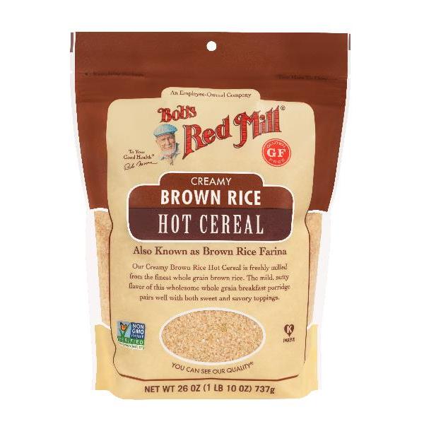 Bob's Red Mill Brown Rice Hot Cereal 26 Ounce Size - 4 Per Case.