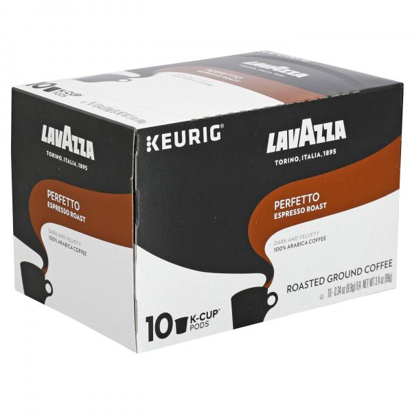 Lavazza K Cup Perfetto 3.492 Ounce Size - 6 Per Case.