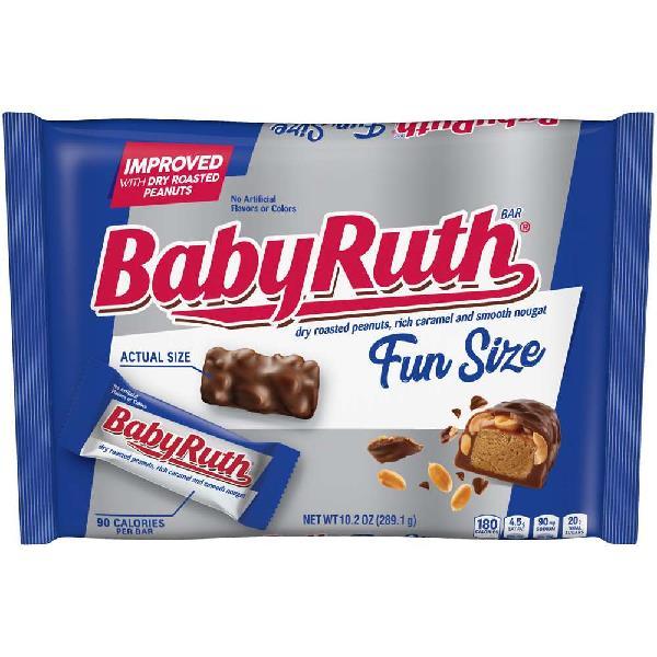 Baby Ruth Funsize 10.2 Ounce Size - 12 Per Case.