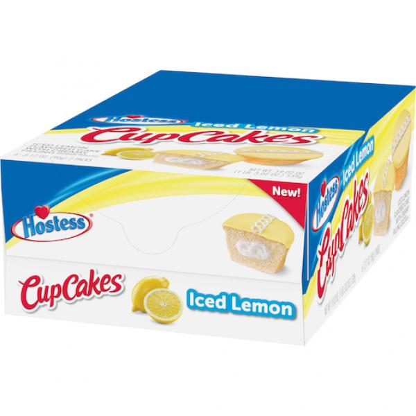 Hostess Lemon Cupcake Single Serve Frozen 3.17 Ounce Size - 36 Per Case.