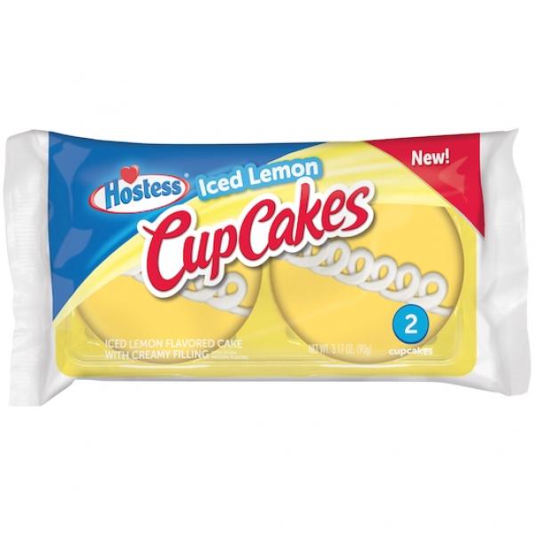 Hostess Lemon Cupcake Single Serve Frozen 3.17 Ounce Size - 36 Per Case.