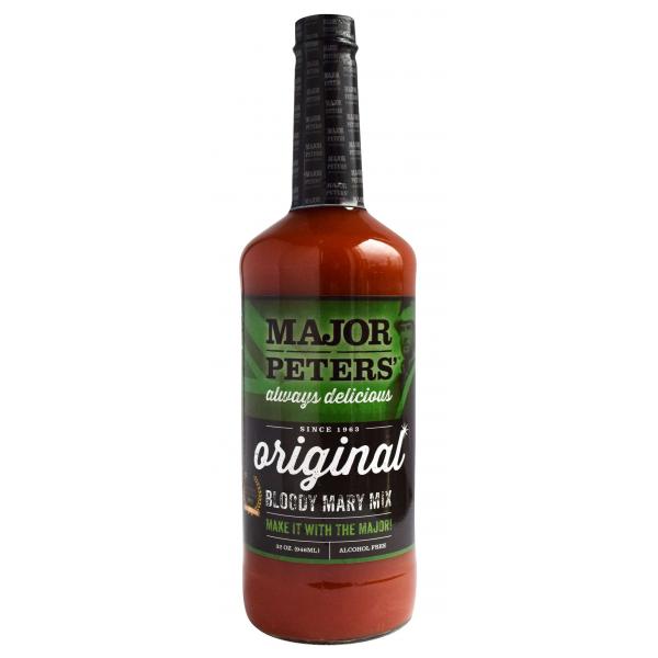 Major Peters Original Bloody Mary Mix 32 Ounce Size - 12 Per Case.