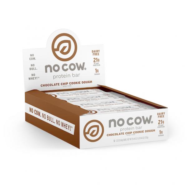 No Cow Cookie Dough Bar 2.12 Ounce Size - 72 Per Case.