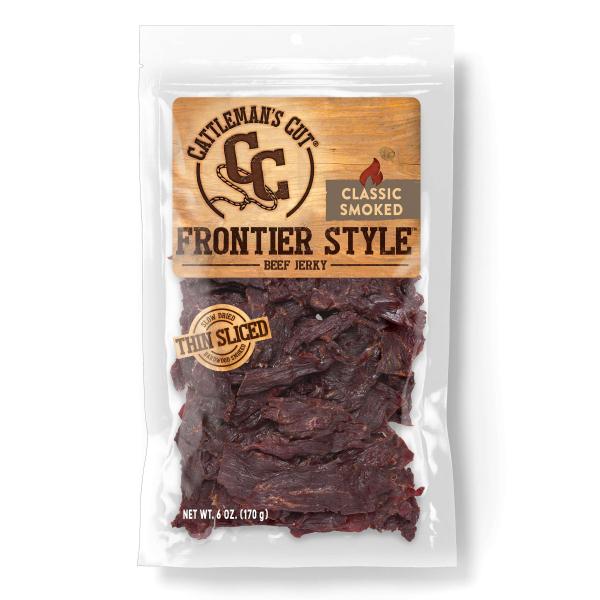 Cattlemans Cut Frontier Style Classic Smokedjerky Ozcs 6 Ounce Size - 6 Per Case.