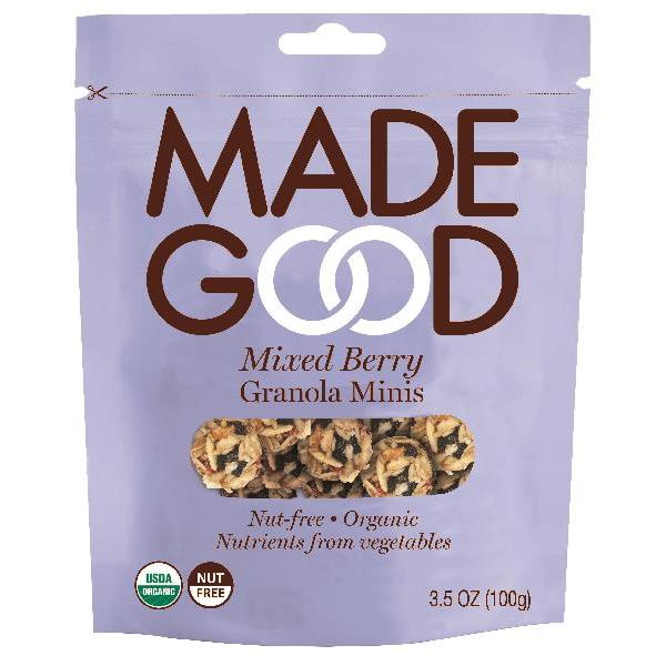 Madegood Mixed Berry Granola Minis, 1 Count - 6 Per Case.