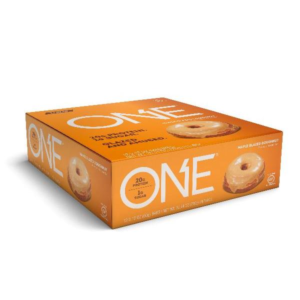 One Brand Maple Glazed Doughnut Bar 2.12 Ounce Size - 72 Per Case.