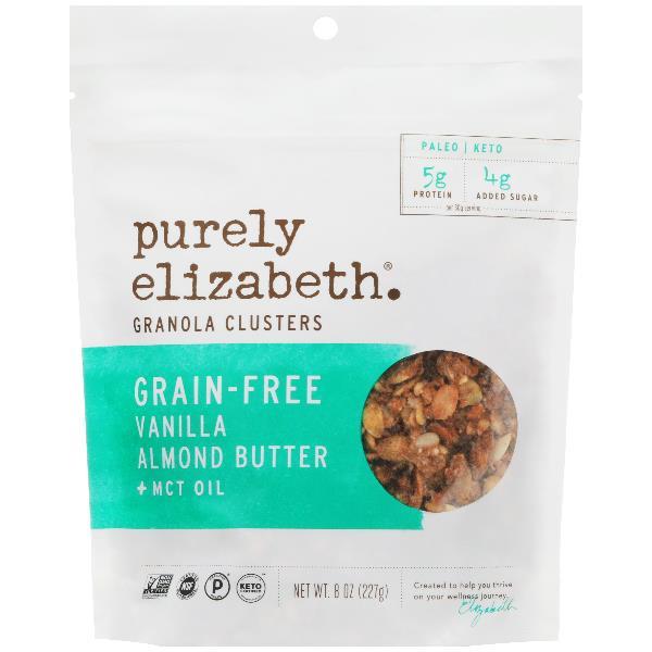 Purely Elizabeth Grain Free Vanilla Almond Butter 8 Ounce Size - 6 Per Case.