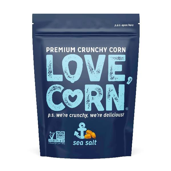 Love Corn Sea Salt Impulse Bag 1.6 Ounce Size - 10 Per Case.