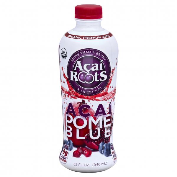 Acai Roots Organic Acai Pomegranate Blueberry Juice 32 Fluid Ounce - 6 Per Case.