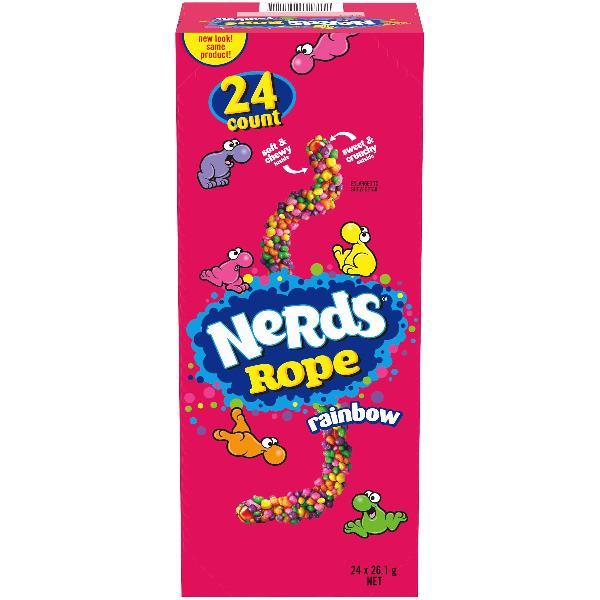 Nerds Rainbow Rope Candy Package 0.92 Ounce Size - 288 Per Case.