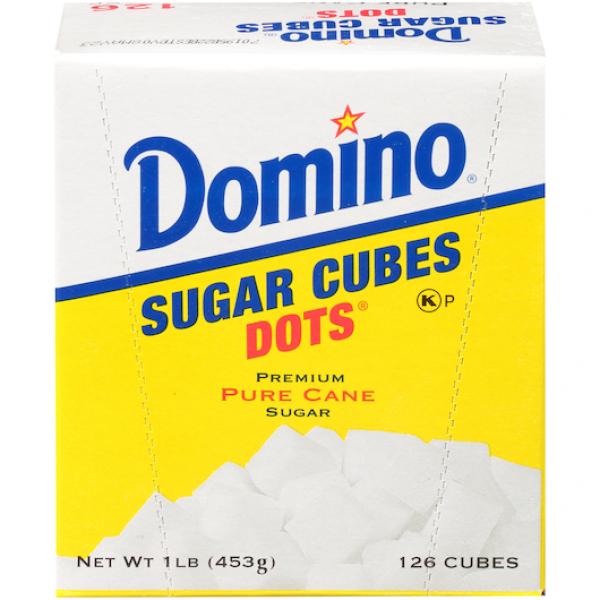 Domino Cane Sugar Cubes 1 Pound Each - 12 Per Case.