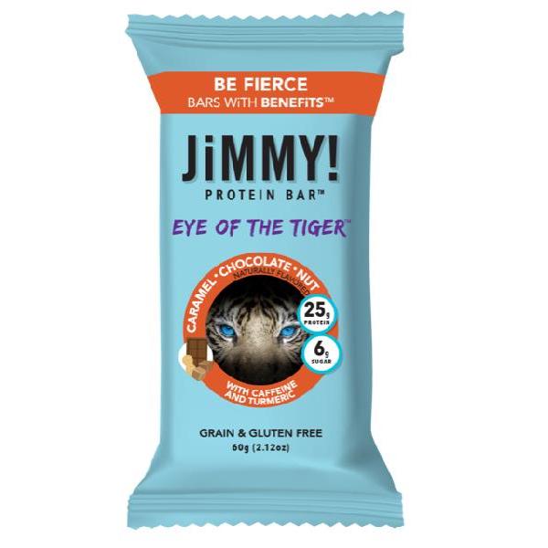 Jimmybar! Eye Of The Tiger Caramel Chocolatenut 2.13 Ounce Size - 144 Per Case.